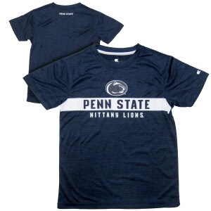 navy youth performance short sleeve t-shirt Penn State Nittany Lions